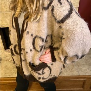 Gucci oversized mohair cardigan M